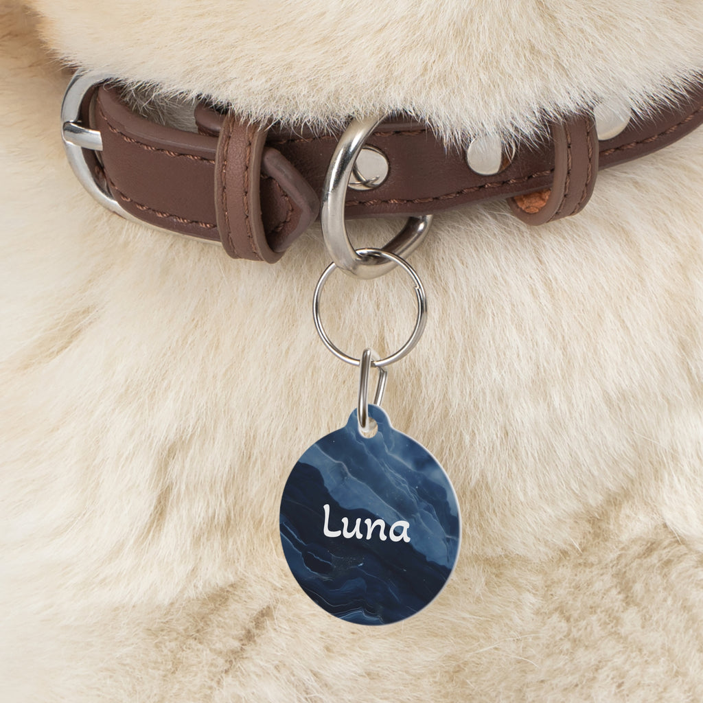 Pet Tag — Blue Marble Personalised Pet ID Tag