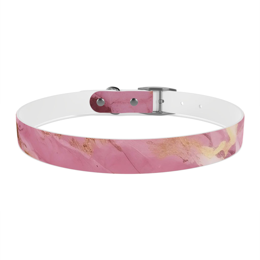 Modern Gradient Dog Collar Vibrant marble