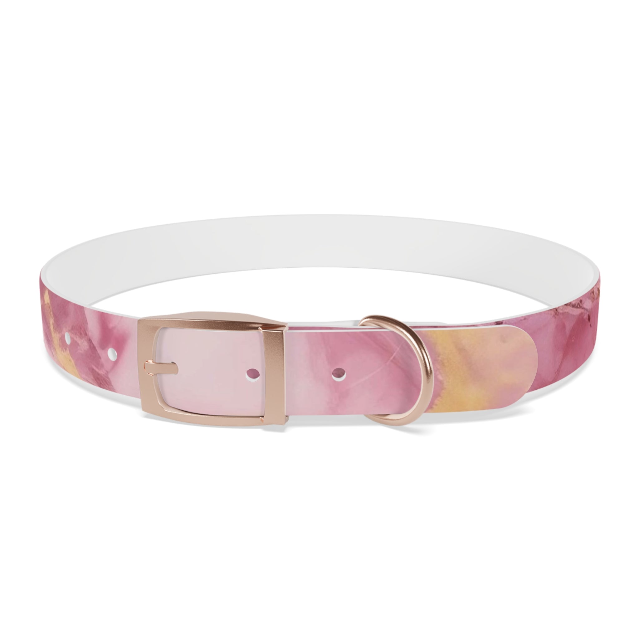 Modern Gradient Dog Collar Vibrant marble