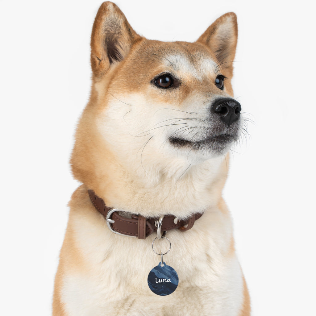 Pet Tag — Blue Marble Personalised Pet ID Tag