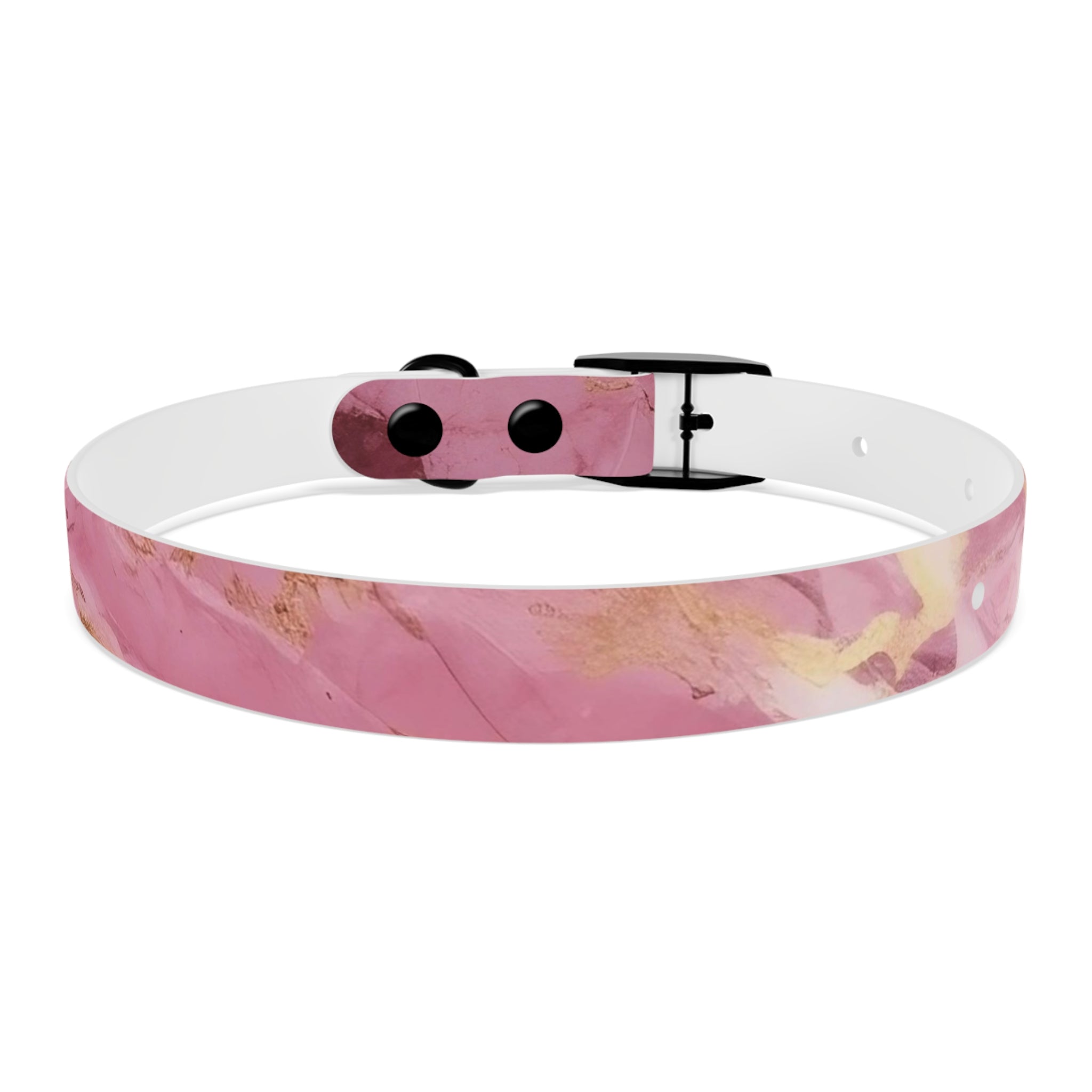 Modern Gradient Dog Collar Vibrant marble