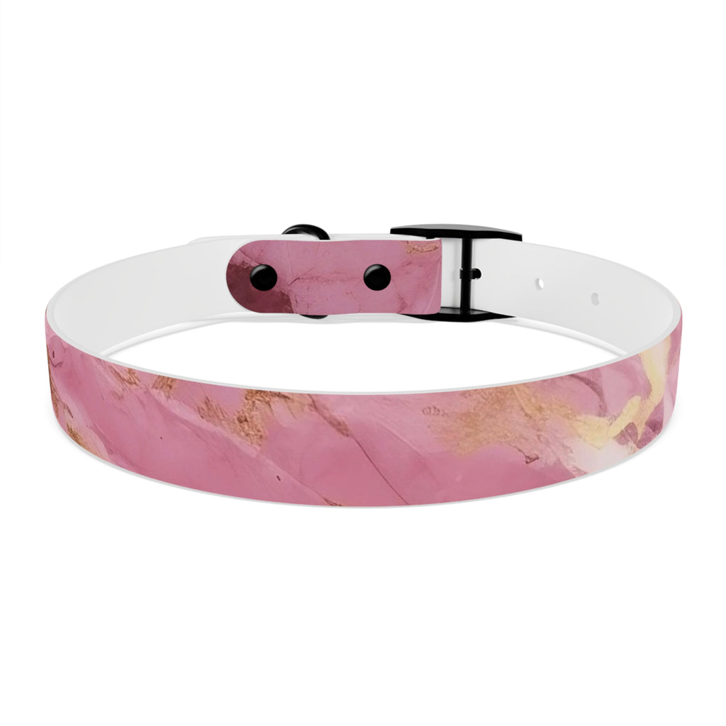 Modern Gradient Dog Collar Vibrant marble