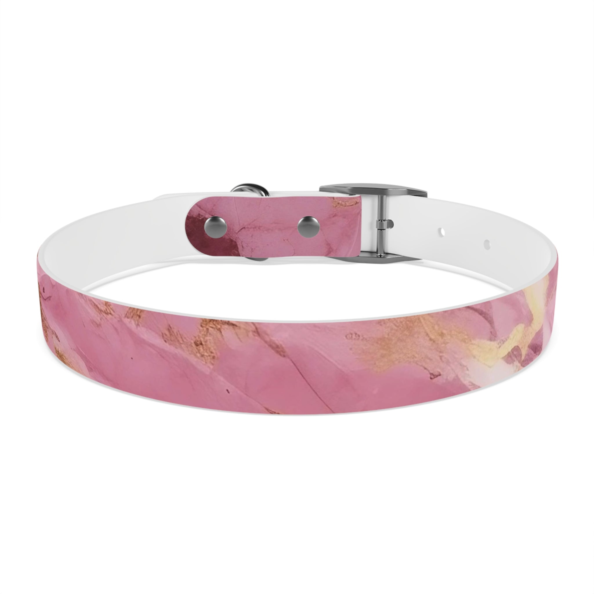 Modern Gradient Dog Collar Vibrant marble