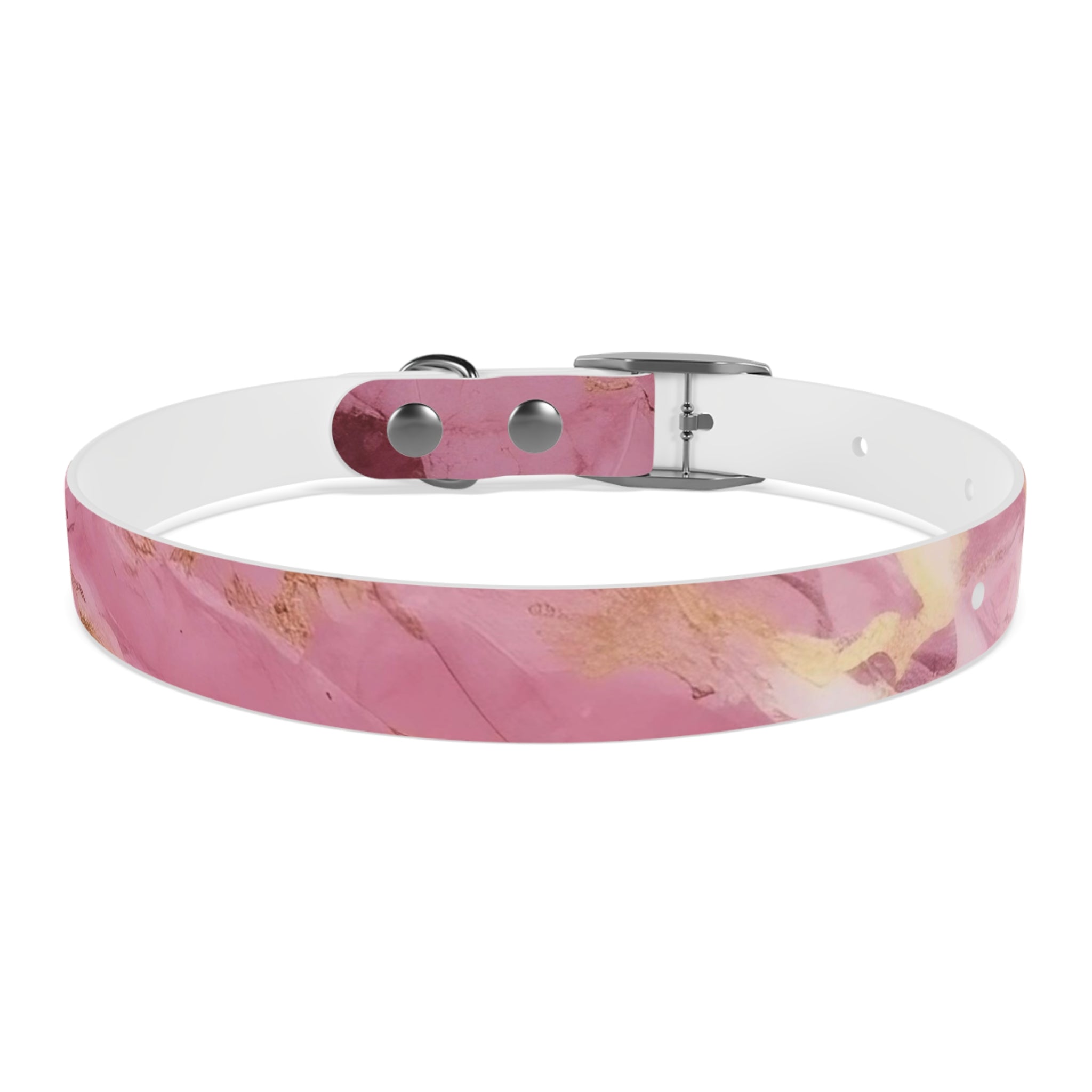 Modern Gradient Dog Collar Vibrant marble