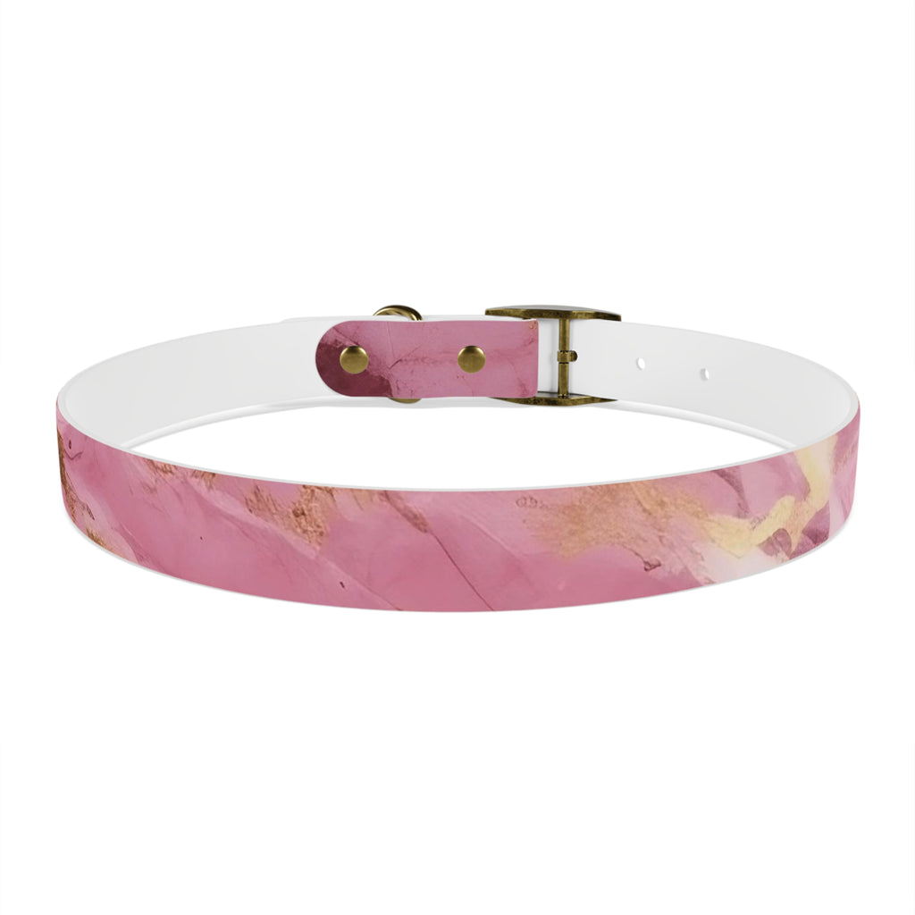 Modern Gradient Dog Collar Vibrant marble