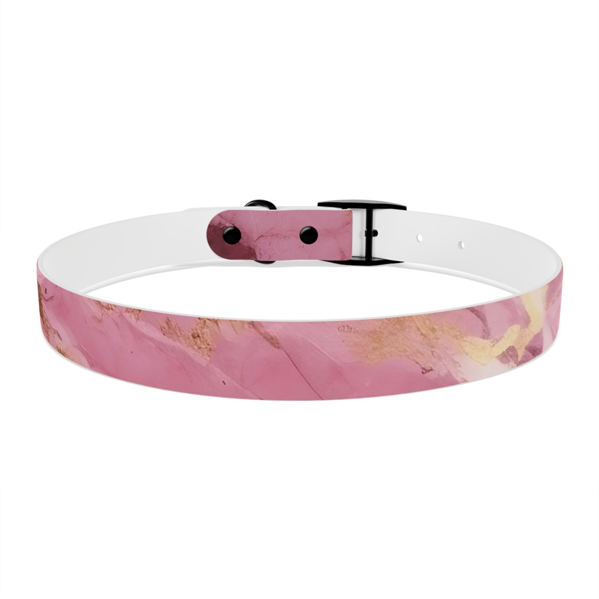 Modern Gradient Dog Collar Vibrant marble