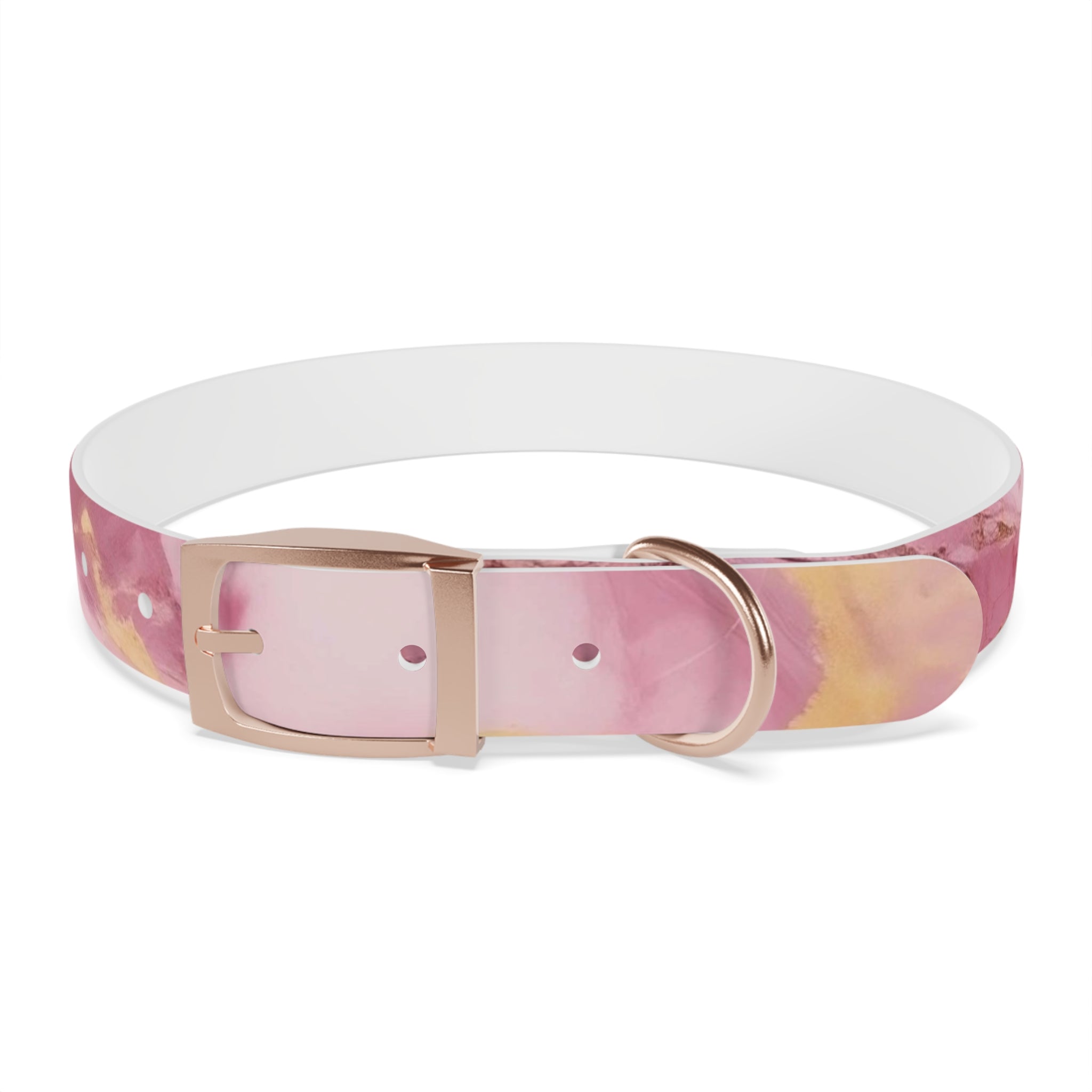 Modern Gradient Dog Collar Vibrant marble