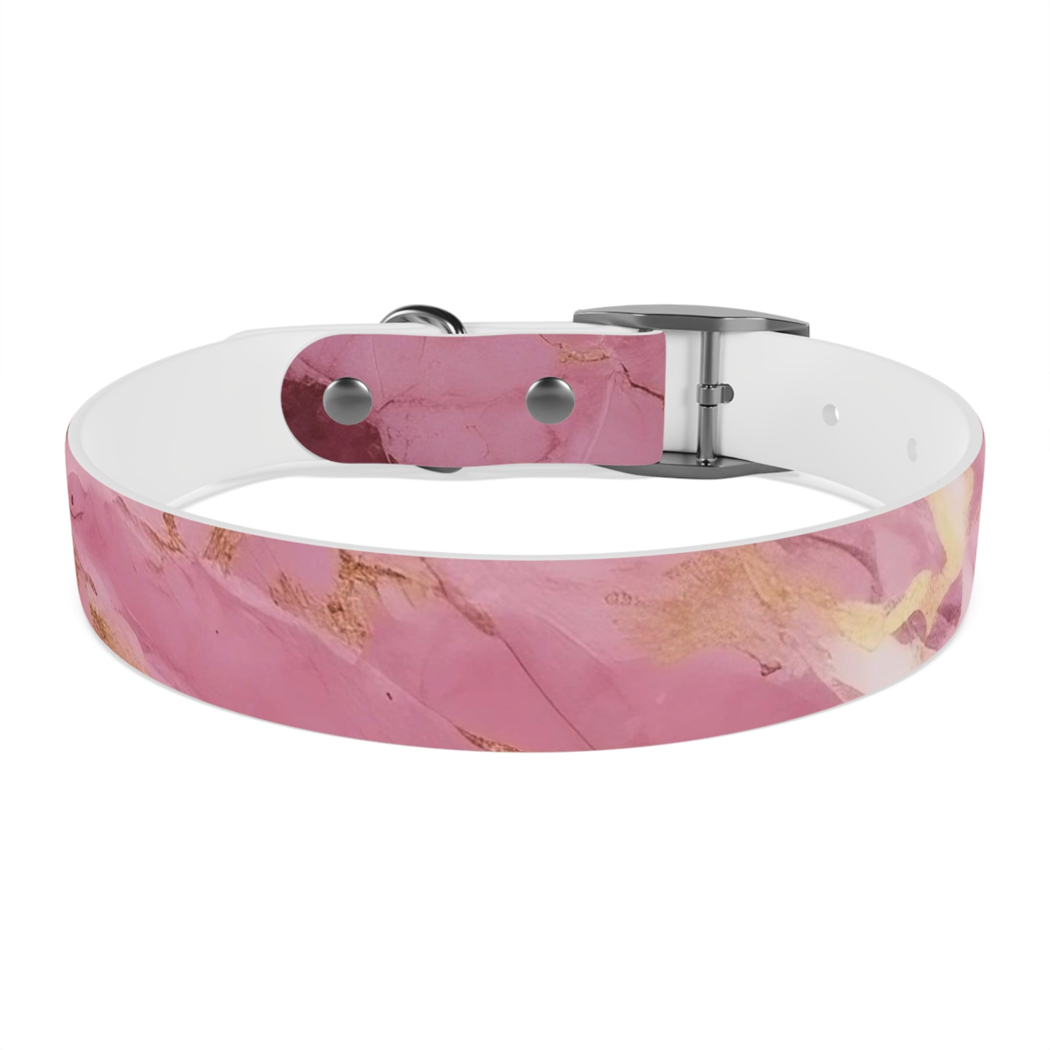 Modern Gradient Dog Collar Vibrant marble