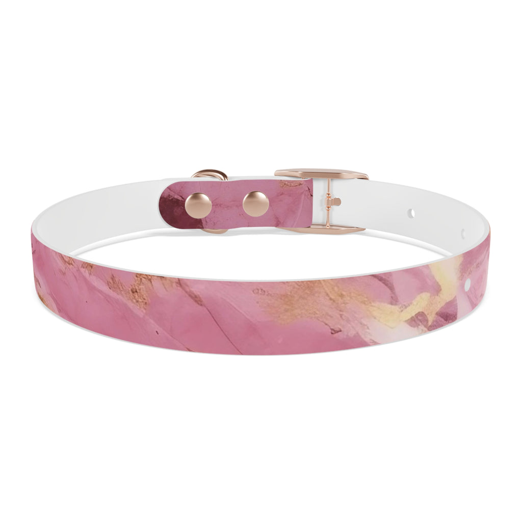 Modern Gradient Dog Collar Vibrant marble