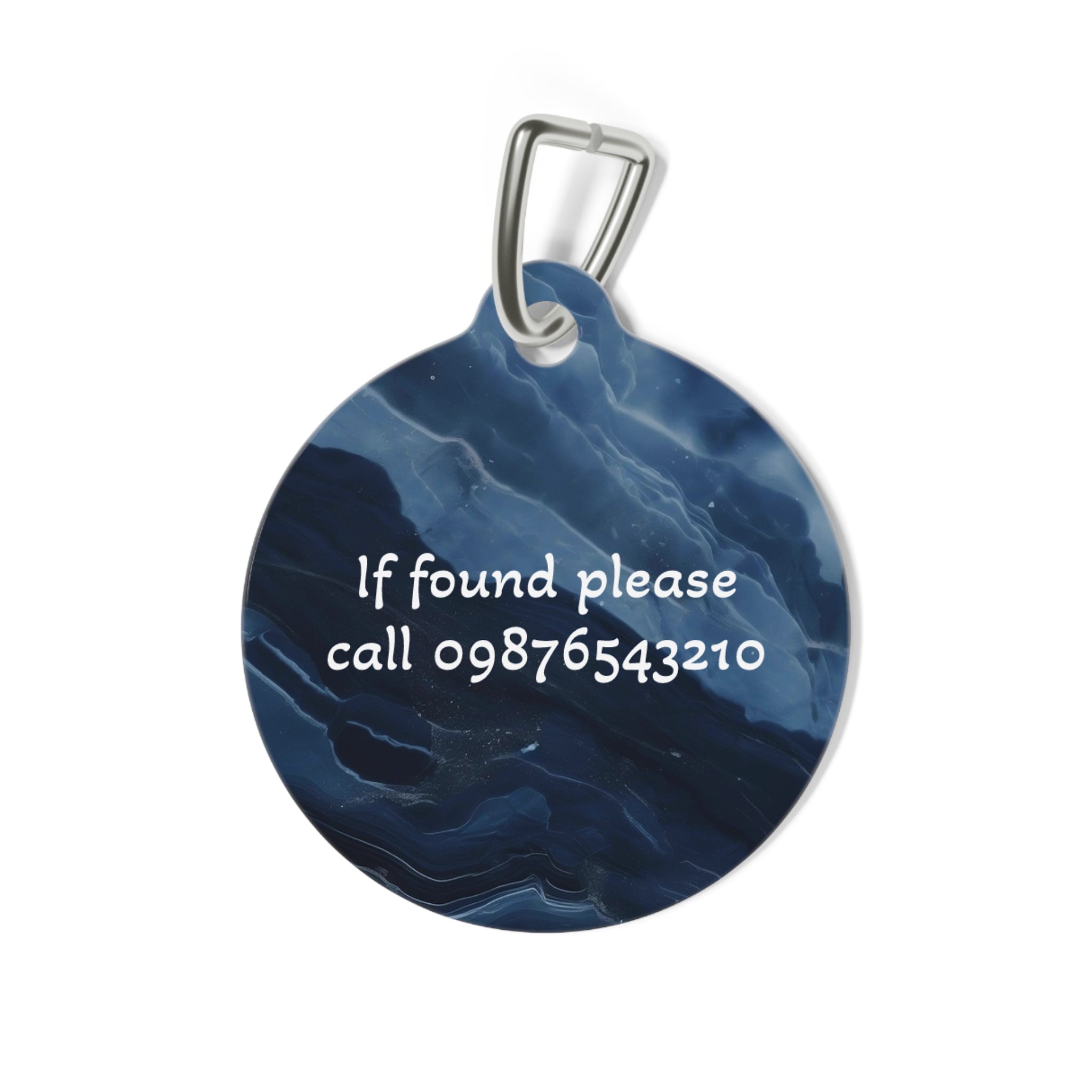 Pet Tag — Blue Marble Personalised Pet ID Tag