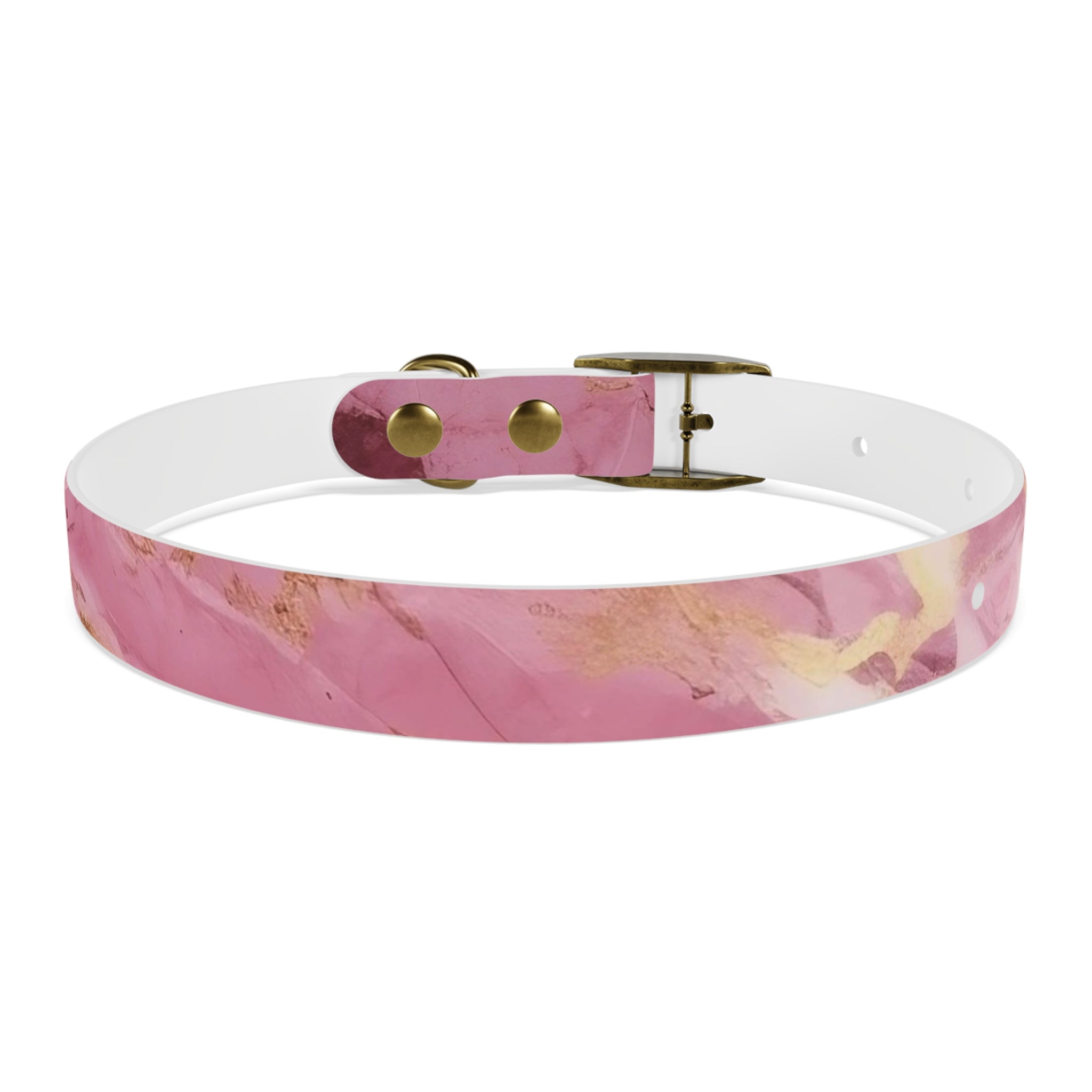Modern Gradient Dog Collar Vibrant marble