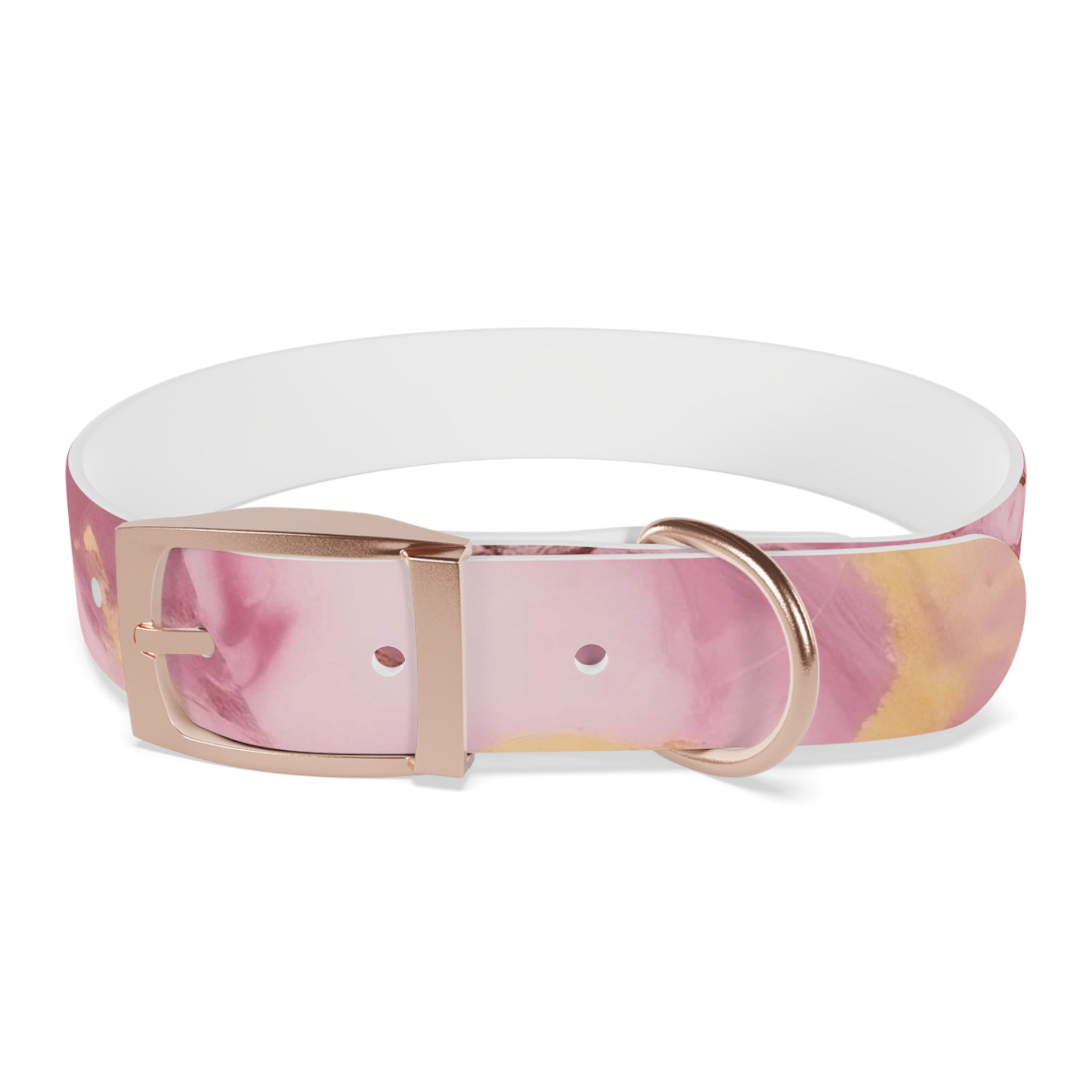 Modern Gradient Dog Collar Vibrant marble