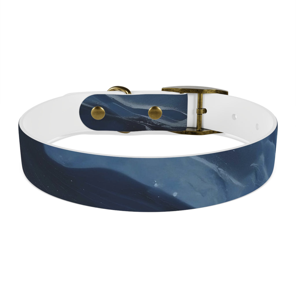 Modern Gradient Dog Collar Marble