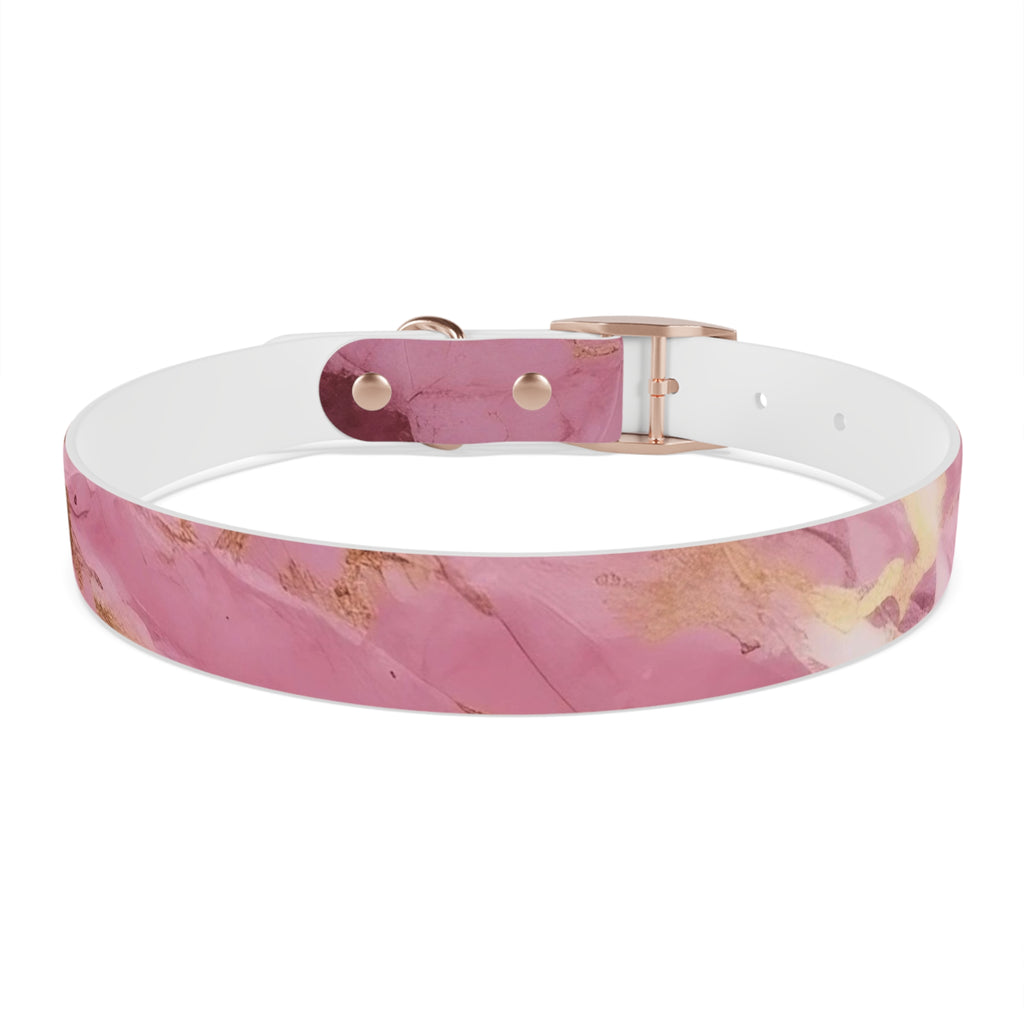 Modern Gradient Dog Collar Vibrant marble