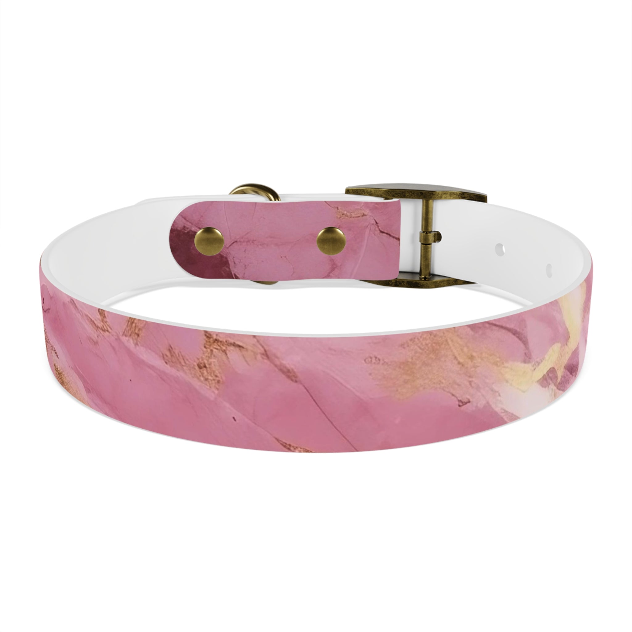 Modern Gradient Dog Collar Vibrant marble