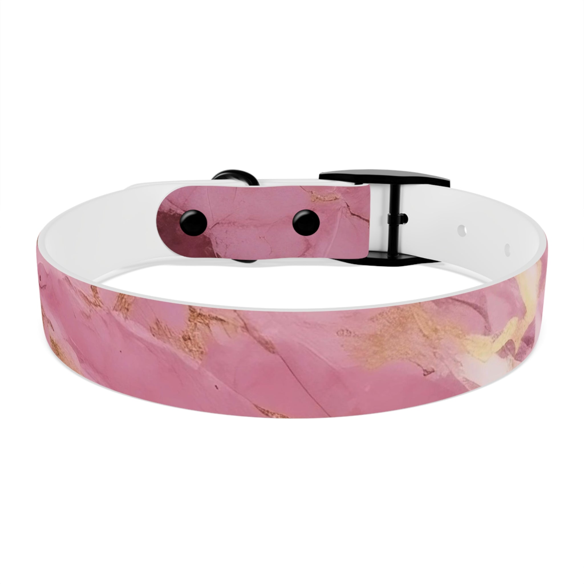 Modern Gradient Dog Collar Vibrant marble