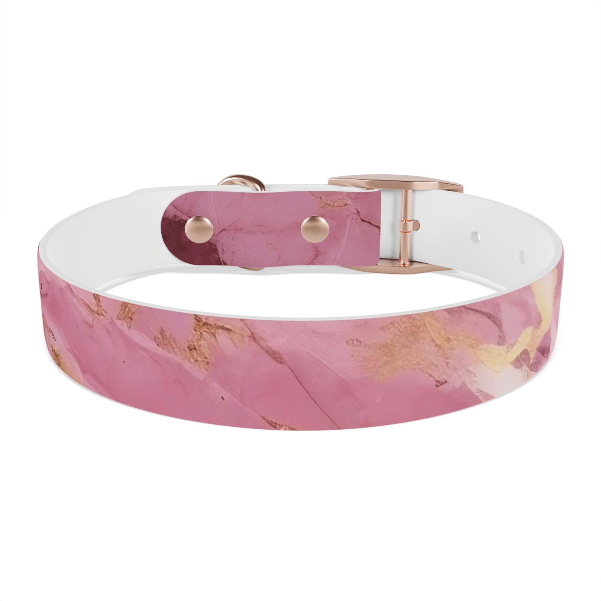 Modern Gradient Dog Collar Vibrant marble